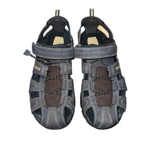 Teva Omnium 2 Men’s Hiking Water Sandals - Brown/Grey - Size 10
